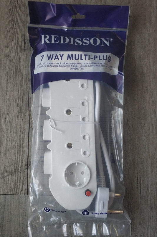 REDISSON 7 Way 3x16Amp 4x5Amp 220v Multi-Plug - Electromann SA
