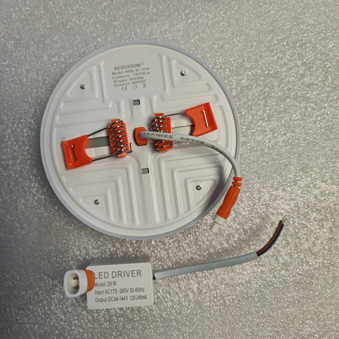 REDISSON 26W Round LED Light Panel - Electromann SA