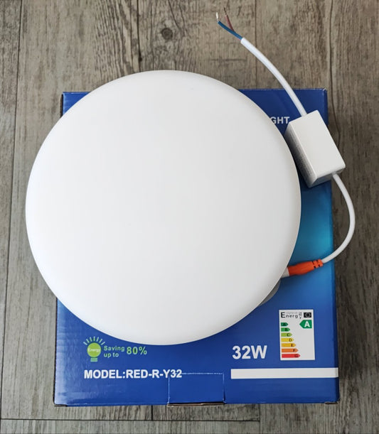 REDISSON #SUPER BRIGHT# 32W Round LED Light Panel - Electromann SA