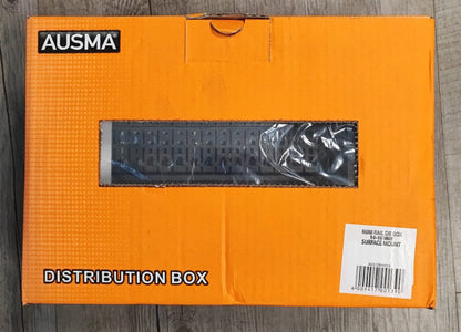 Efficient and Compact AUSMA 14-18way Surface Mount Mini Rail Distribution Board - Electromann SA