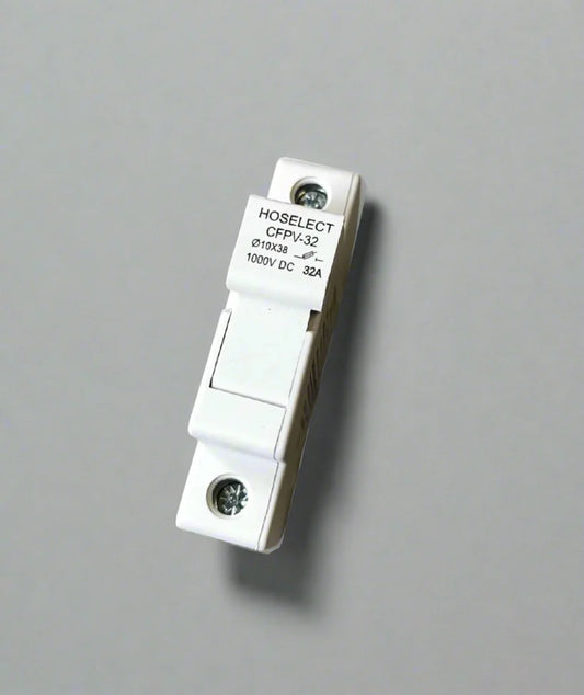 Hoselect 1000v 32 Amp Solar PV DC Fuse Holder - Reliable Overcurrent Protection