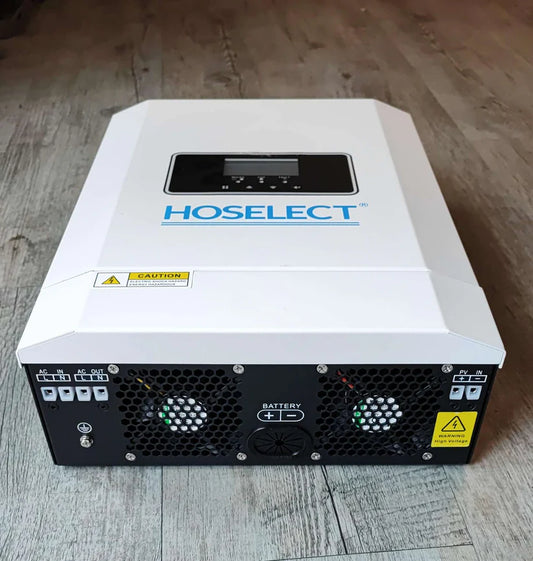 Hoselect 2KVA 1600w12v Pure Sine Hybrid Solar 80Amp PWM Inverter