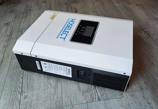 Hoselect 2KVA 1600w12v Pure Sine Hybrid Solar 80Amp PWM Inverter