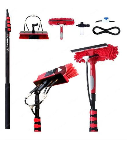 6Meter Pole Brush with Squeegee Solar Panel/Window Cleaning Kit