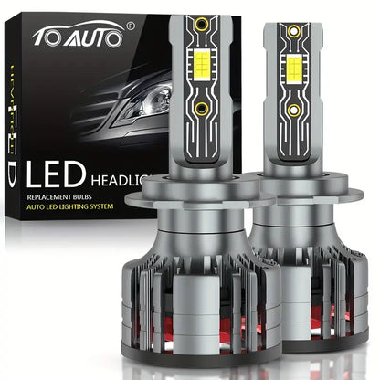 2pcs H7 LED Canbus Car Headlight Bulbs Plug And Play 70W 6500K Auto Lamp Kit