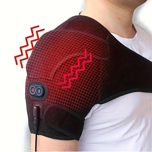 Relax And Rejuvenate With The USB Heated Shoulder Massager Brace