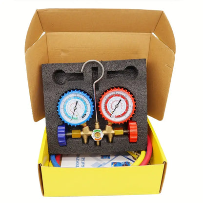 1 Set AC Refrigerant Gauge Set for R134a, R12, R22, R502