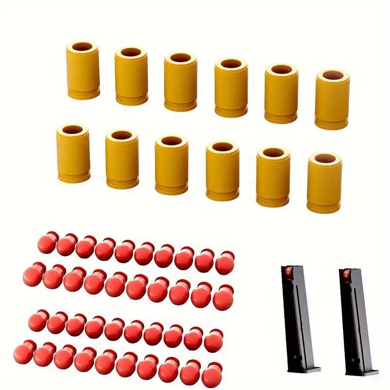 Premium Toy Gun Accessory Kit with 12 Pieces Shell Cases