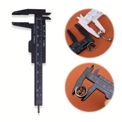 Mini Compact Plastic Vernier Caliper