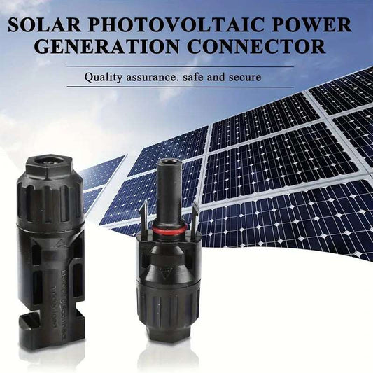 10 Pairs Solar Panel Connector Solar Connector Male/Female Plug With 2pcs Wrench