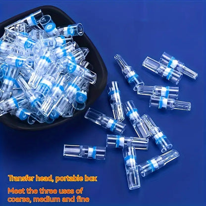 100pcs Disposable Tar Reducing Smoking Filter Tips with Holder