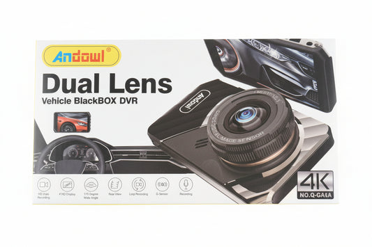 Andowl Dual Lens Vehicle Blackbox DVR Q-CA14