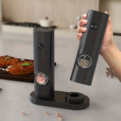 2pcs Electric Pepper Grinder or Salt Mill Set