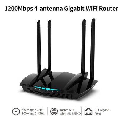 XF0786 LV-AC22Wireless1200mbps Wifi Gigabit Router With 4 Antennas