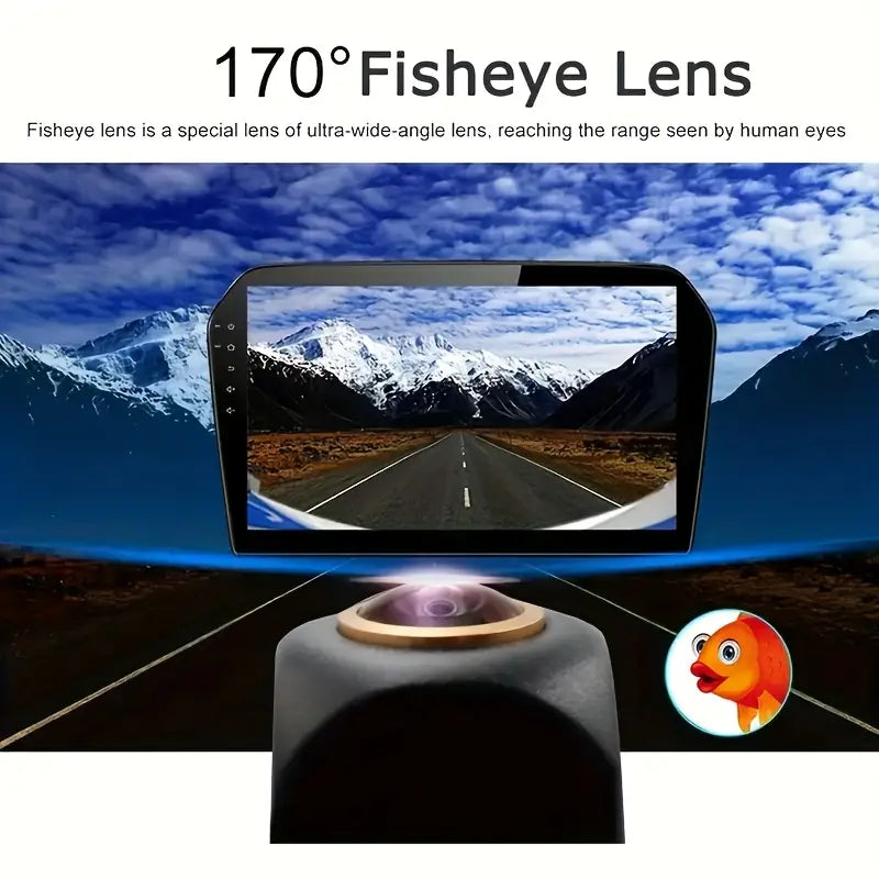 170° Fish-Eye Lens Universal AHD 1080P/CCD Car Camera