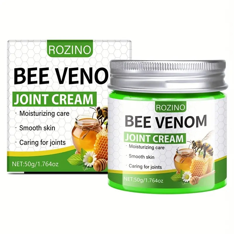 50g Rozino Bee Venom Joint Massage Cream - Hypoallergenic Moisturizing Care
