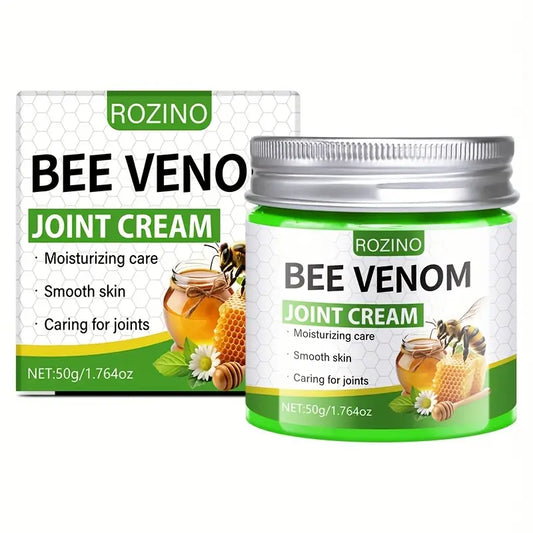50g Rozino Bee Venom Joint Massage Cream - Hypoallergenic Moisturizing Care