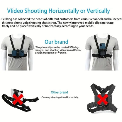 Chest Mount Camera and Mobile Phone Strap