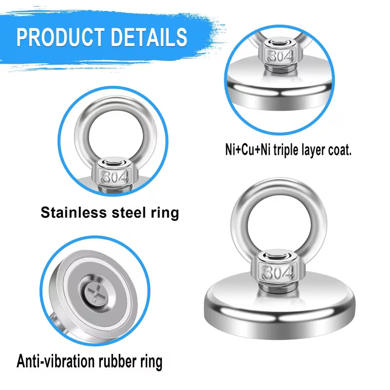 Heavy Duty Refrigerator/Fishing Magnets