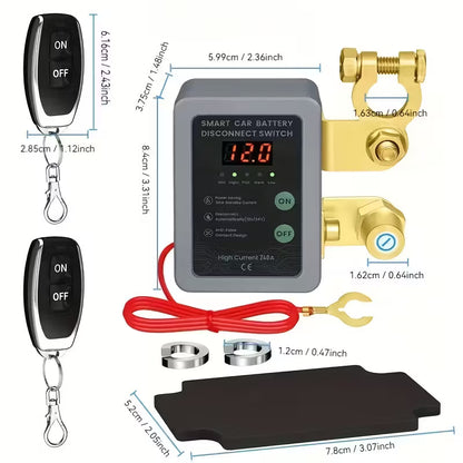 Automatic 12V DC Battery Disconnect Switch