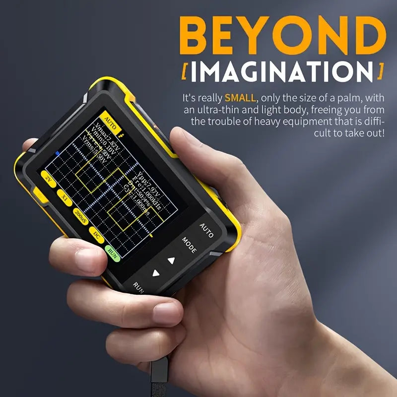 200KHz High-Bandwidth Portable Handheld Digital Oscilloscope