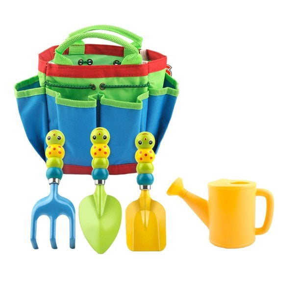 XF0907 Caterpillar Shaped Children’s Garden Tool Set 5 In1