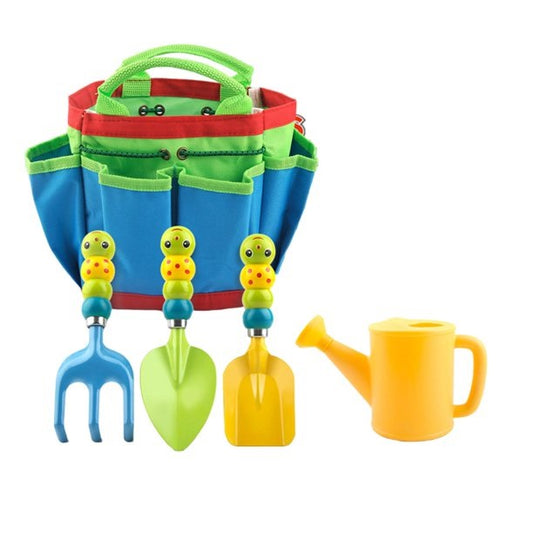 XF0907 Caterpillar Shaped Children’s Garden Tool Set 5 In1