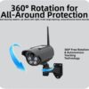 PM 380 Solar Powered Dummy Camera with Flashing LED