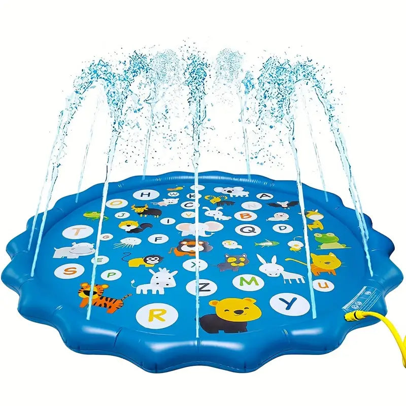 Creative A To Z Letter Print Splash Pad For Babies And Toddlers