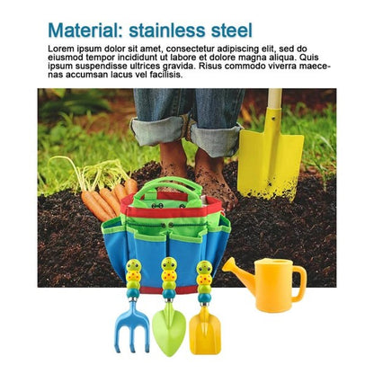 XF0907 Caterpillar Shaped Children’s Garden Tool Set 5 In1