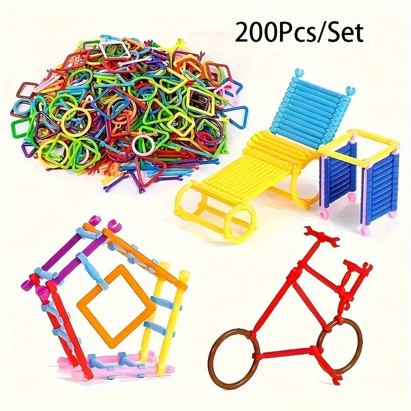 200pcs Magic Wand Building Blocks Set