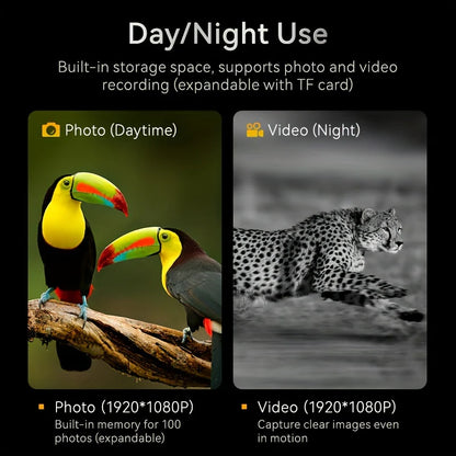 Night Vision Goggles with 10X Digital Zoom, Binoculars Telescope with Long Viewing Distance at night with Built-in Battery