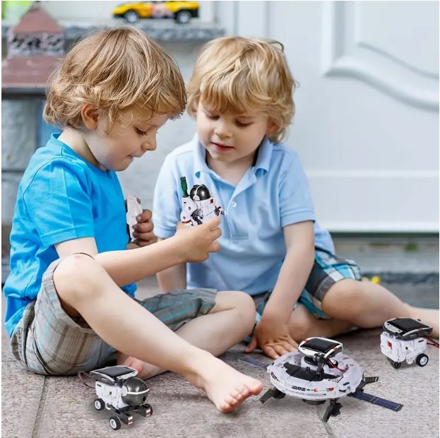 6-in-1 STEM Solar Robot Kit for Kids