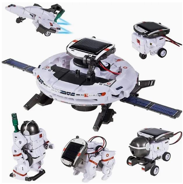 6-in-1 STEM Solar Robot Kit for Kids