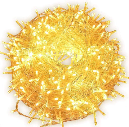 SE ZYF-D76 10M Warm White LED Fairy String Light Inter-Connecting Clear Cable