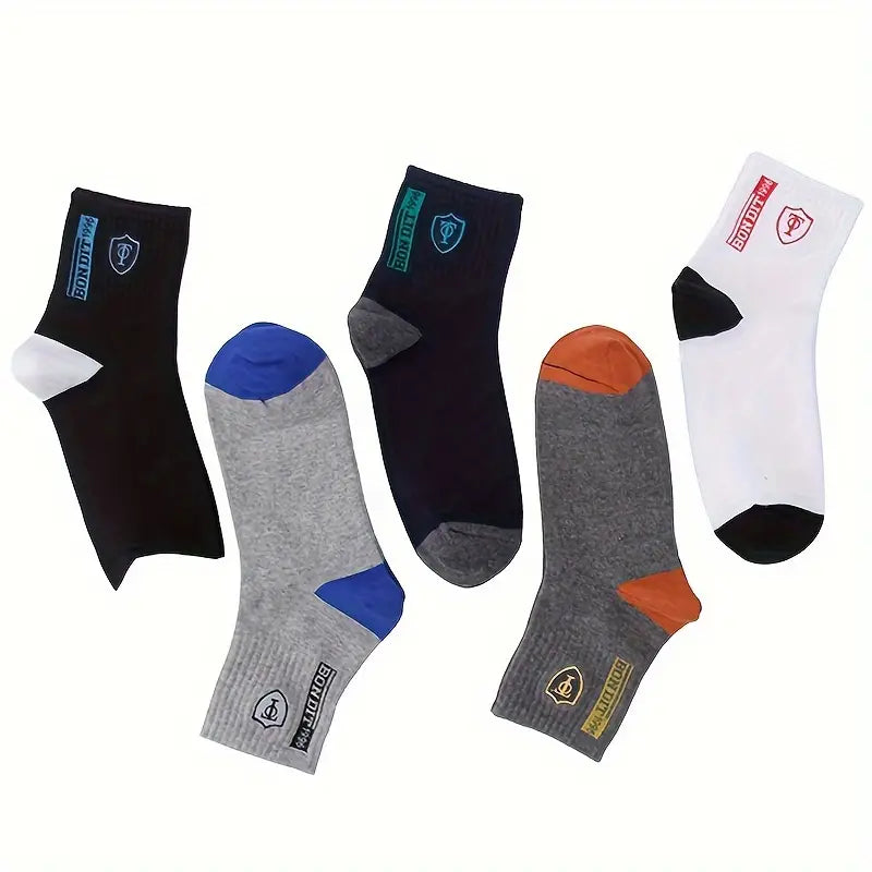 6 Pairs Mens Soft Cotton Blend Athletic Socks