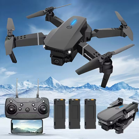 FACEGLE E88 Nova Optical Flow Drone - 360° Spinning, Foldable Wings
