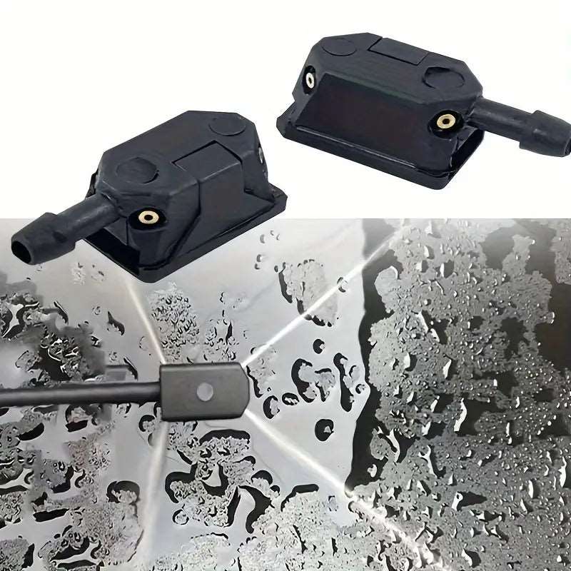 1 pair Automotive Windshield Wiper Glass Nozzle