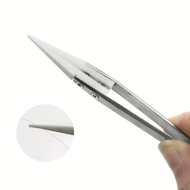 Ceramic Heat Resistant Tweezers Kit