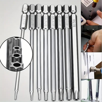 11pc 100mm Multi-Size Security Screwdriver Bit Set