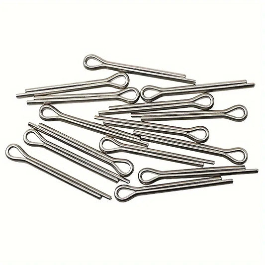 100pcs Premium 304 Stainless Steel Cotter Pin Assortment Kit