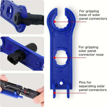 10 Pairs Solar Panel Connector Solar Connector Male/Female Plug With 2pcs Wrench