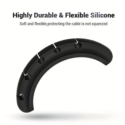 Premium Silicone Cable Organizer Roll