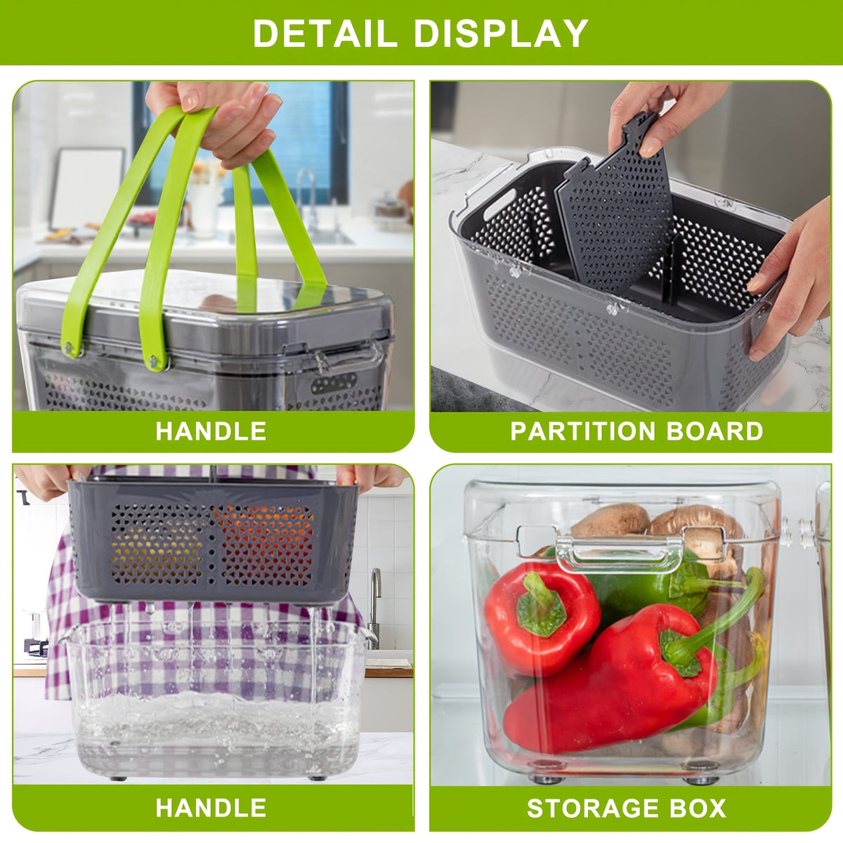 Temu 22-in-1 vegetable chopper with multiple blades and containers, showcasing its versatile design for efficient vegetable preparation.