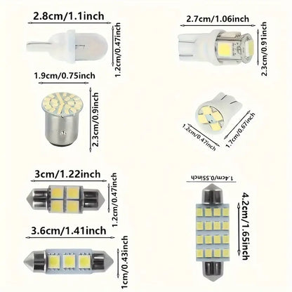 42pcs Universal Car LED Bulb Set