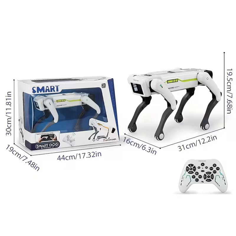 2.4G Remote Control Dog Robot With/Without Water Cannon Launcher, AI Voice Control & App Connectivity
