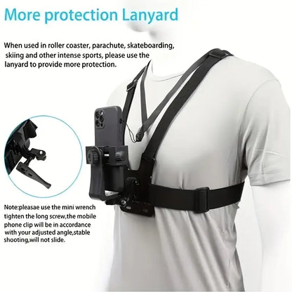 Chest Mount Camera and Mobile Phone Strap