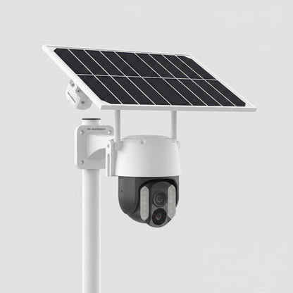Aerbes AB-JK69-W WiFi 3MP Dual-Light Solar Camera, PIR, 2-Way Audio, 8000mAh Battery V380 Pro