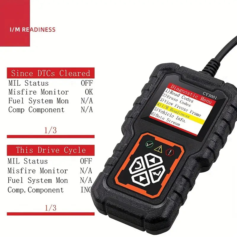 Car OBD2 Code Diagnostic Scanner Reader and Erase Engine Fault Codes