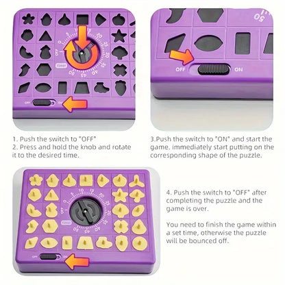Timing Puzzle Winning Fingers Shape Toy Puzzle Game